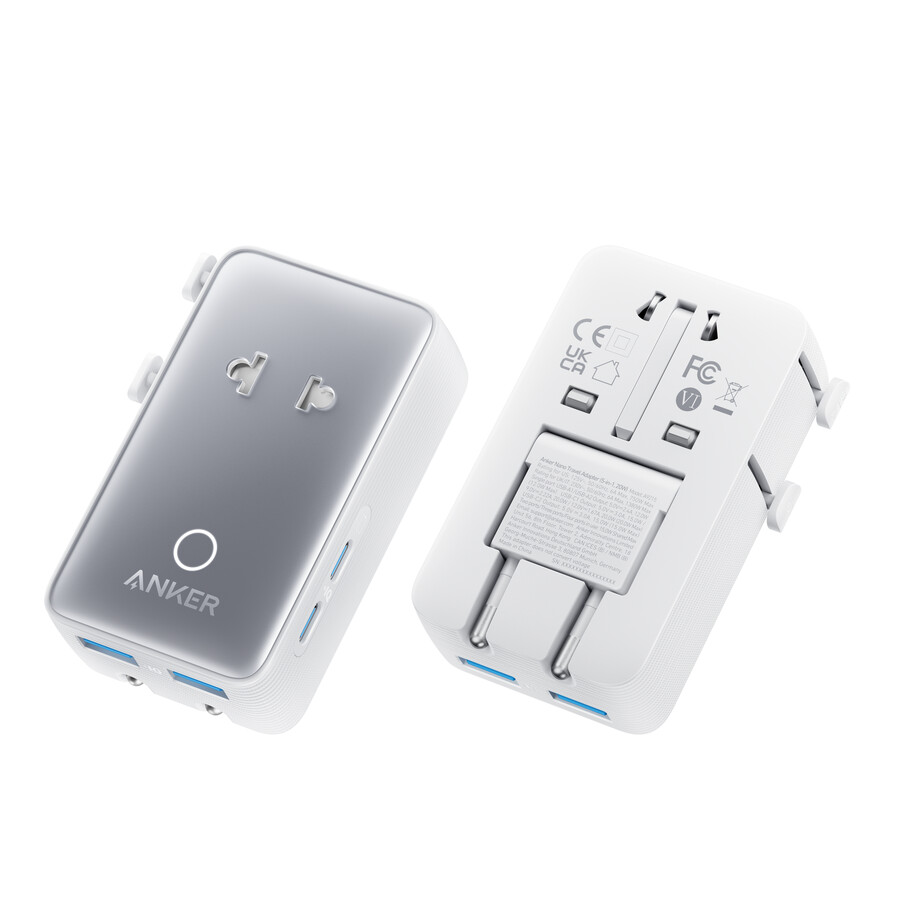 anker nano travel adapter 5-in-1 20w 1-pack